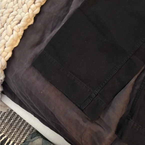 Black Wide Leg Pants Elegant Women's - Picture 3 of 8